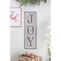 Cheungs Farmhouse Style Vertical Wall Sign Joy 5353J
